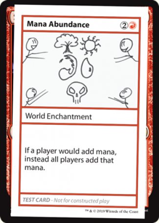 Mana Abundance (2021 Edition) [Mystery Booster Playtest Cards] | Tables and Towers