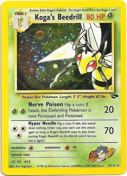 Koga's Beedrill (9/132) [Gym Challenge Unlimited] | Tables and Towers