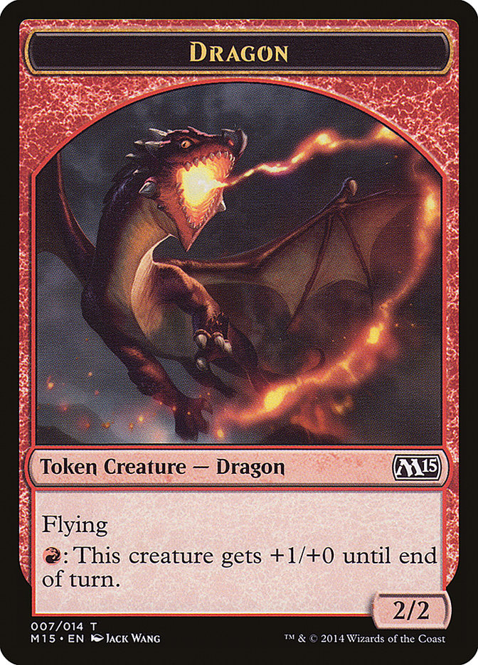 Dragon Token [Magic 2015 Tokens] | Tables and Towers