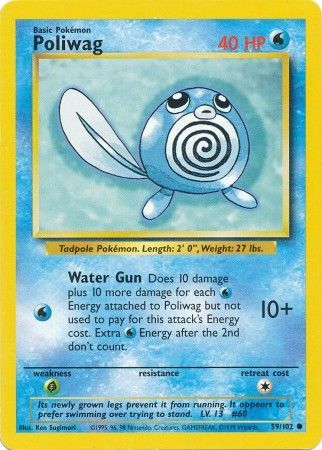 Poliwag (59/102) [Base Set Unlimited] | Tables and Towers