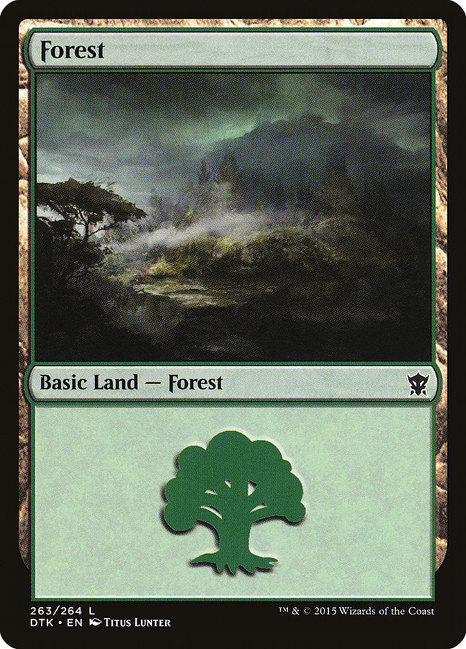 Forest (263) [Dragons of Tarkir] | Tables and Towers