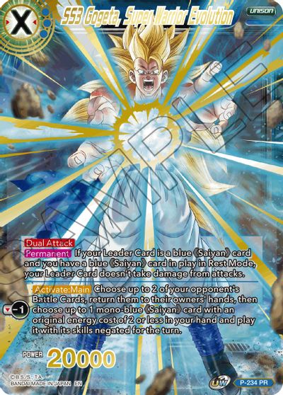 SS3 Gogeta, Super Warrior Evolution (Alternate Art) (P-234) [Special Anniversary Set 2021] | Tables and Towers