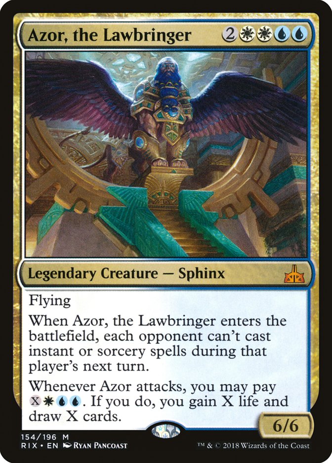 Azor, the Lawbringer [Rivals of Ixalan] | Tables and Towers