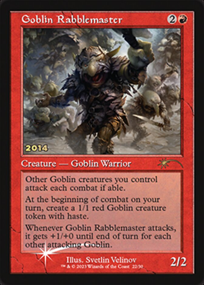 Goblin Rabblemaster [30th Anniversary Promos] | Tables and Towers