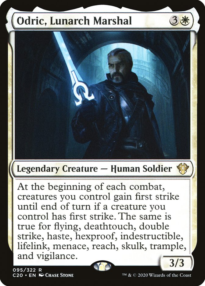 Odric, Lunarch Marshal [Commander 2020] | Tables and Towers