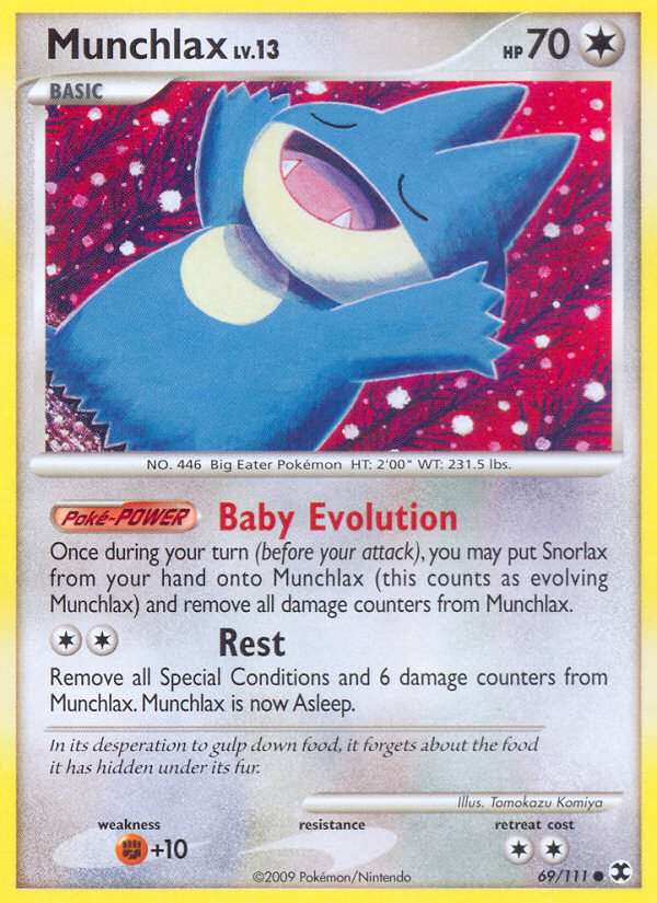 Munchlax (69/111) [Platinum: Rising Rivals] | Tables and Towers