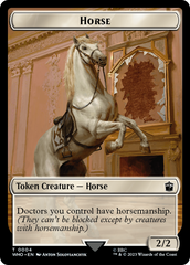 Horse // Clue (0022) Double-Sided Token [Doctor Who Tokens] | Tables and Towers