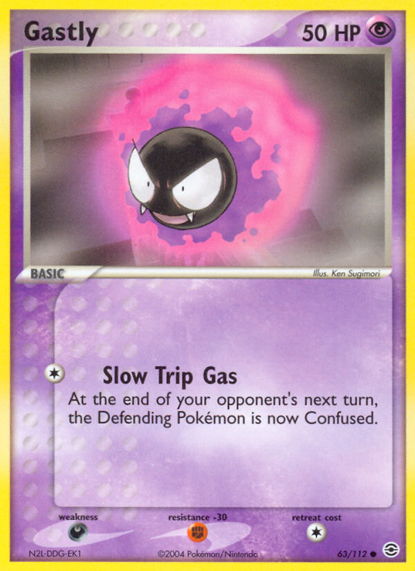 Gastly (63/112) [EX: FireRed & LeafGreen] | Tables and Towers