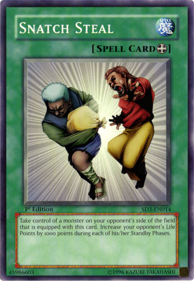 Snatch Steal [SD3-EN014] Common | Tables and Towers