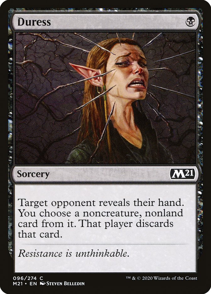Duress [Core Set 2021] | Tables and Towers