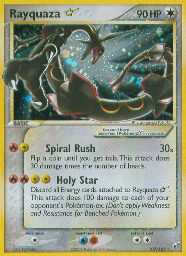 Rayquaza Star (107/107) [EX: Deoxys] | Tables and Towers