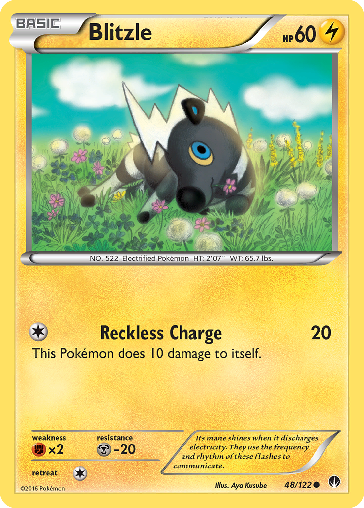 Blitzle (48/122) [XY: BREAKpoint] | Tables and Towers