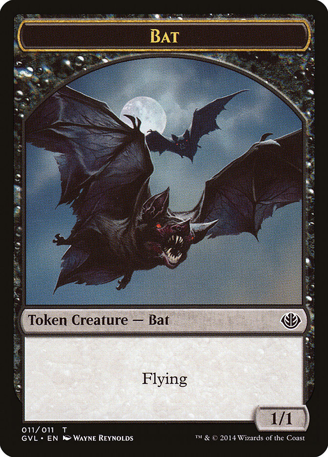 Bat Token (Garruk vs. Liliana) [Duel Decks Anthology Tokens] | Tables and Towers