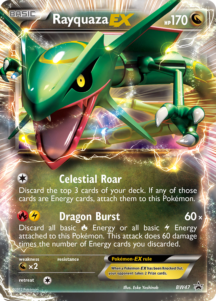 Rayquaza EX (BW47) [Black & White: Black Star Promos] | Tables and Towers