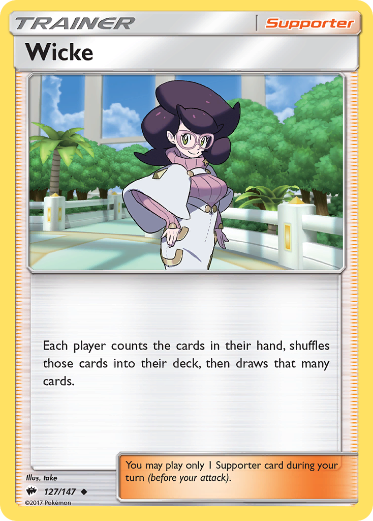 Wicke (127/147) [Sun & Moon: Burning Shadows] | Tables and Towers