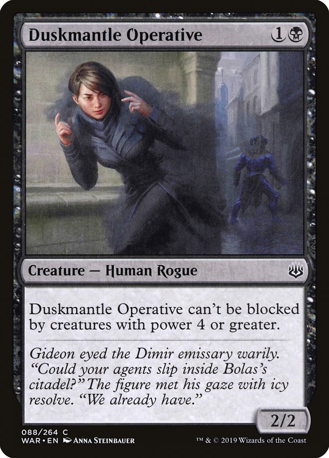 Duskmantle Operative [War of the Spark] | Tables and Towers