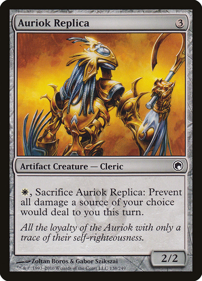 Auriok Replica [Scars of Mirrodin] | Tables and Towers