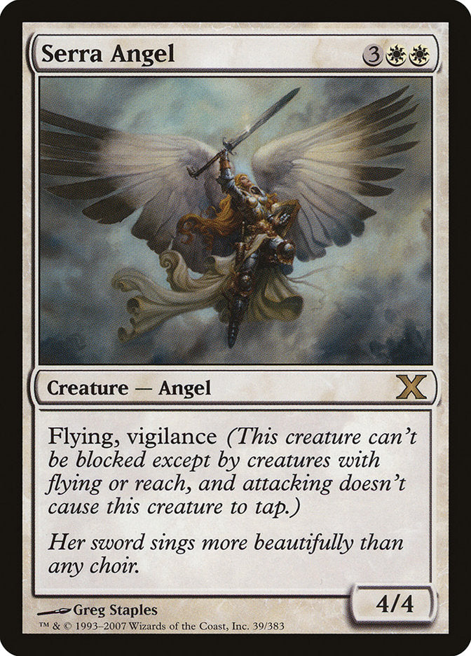 Serra Angel [Tenth Edition] | Tables and Towers