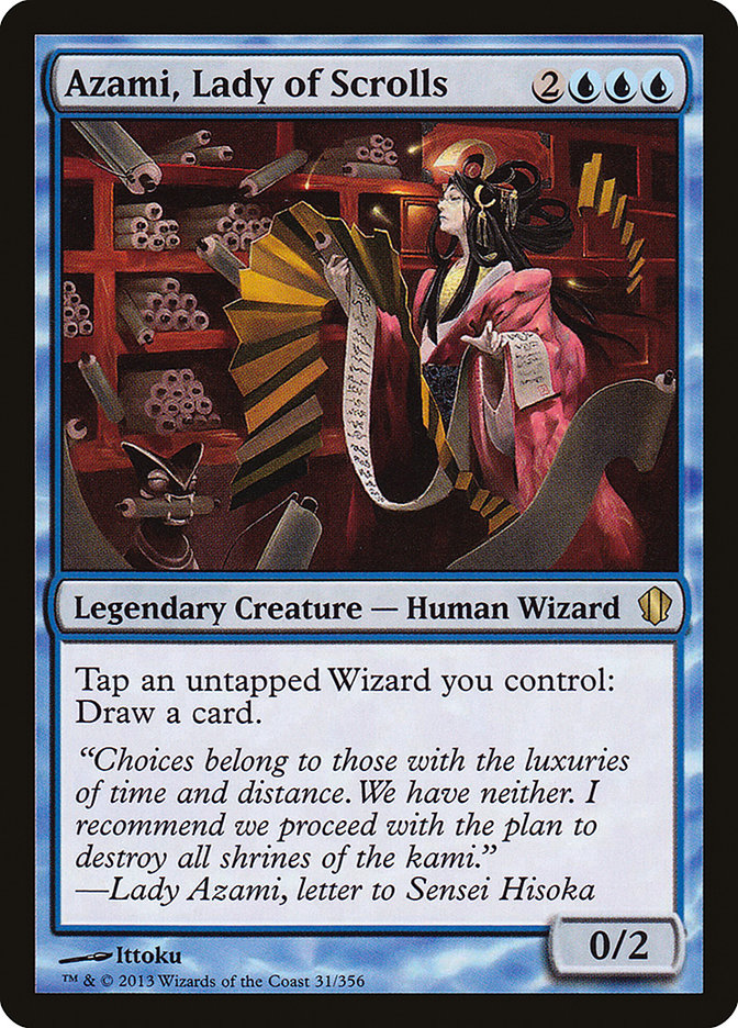 Azami, Lady of Scrolls [Commander 2013] | Tables and Towers