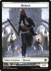 Human // Treasure Double-Sided Token [Commander 2020 Tokens] | Tables and Towers