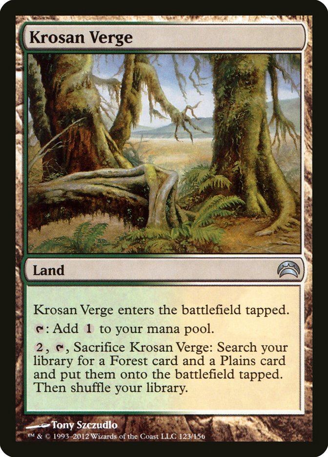 Krosan Verge [Planechase 2012] | Tables and Towers