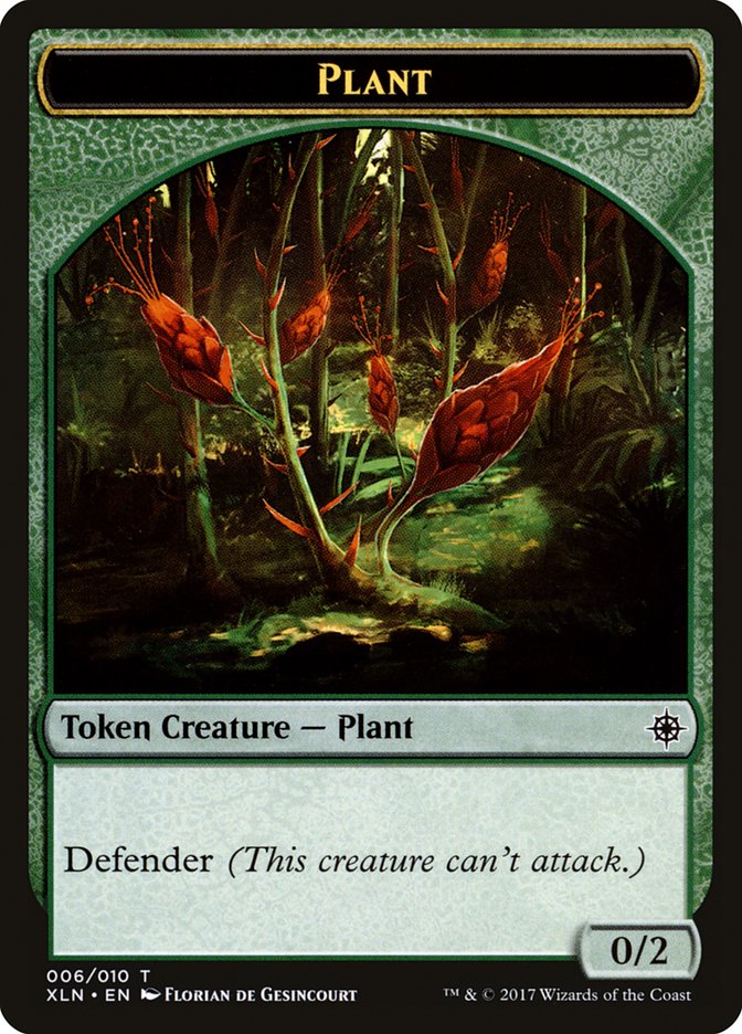 Plant Token [Ixalan Tokens] | Tables and Towers