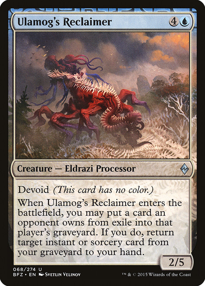 Ulamog's Reclaimer [Battle for Zendikar] | Tables and Towers