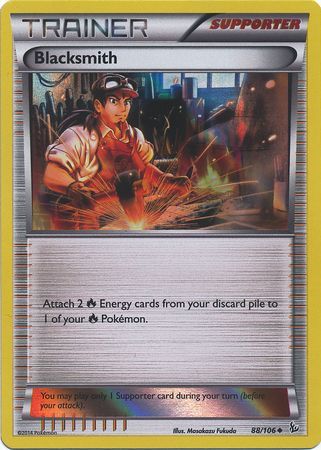 Blacksmith (88/106) (Sheen Holo Pyroar Collection Exclusive) [XY: Flashfire] | Tables and Towers