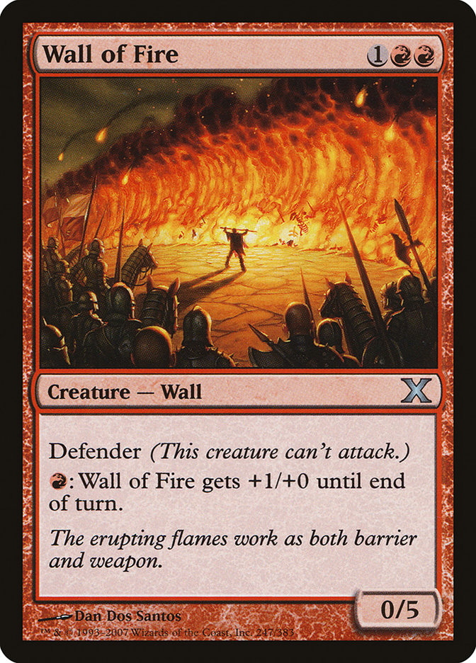 Wall of Fire [Tenth Edition] | Tables and Towers