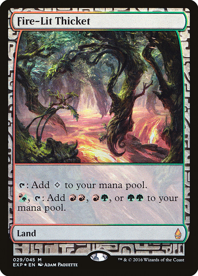 Fire-Lit Thicket [Zendikar Expeditions] | Tables and Towers