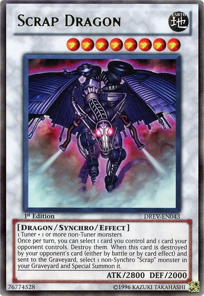 Scrap Dragon [DREV-EN043] Ultra Rare | Tables and Towers