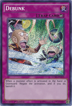 Debunk [LC5D-EN255] Secret Rare | Tables and Towers