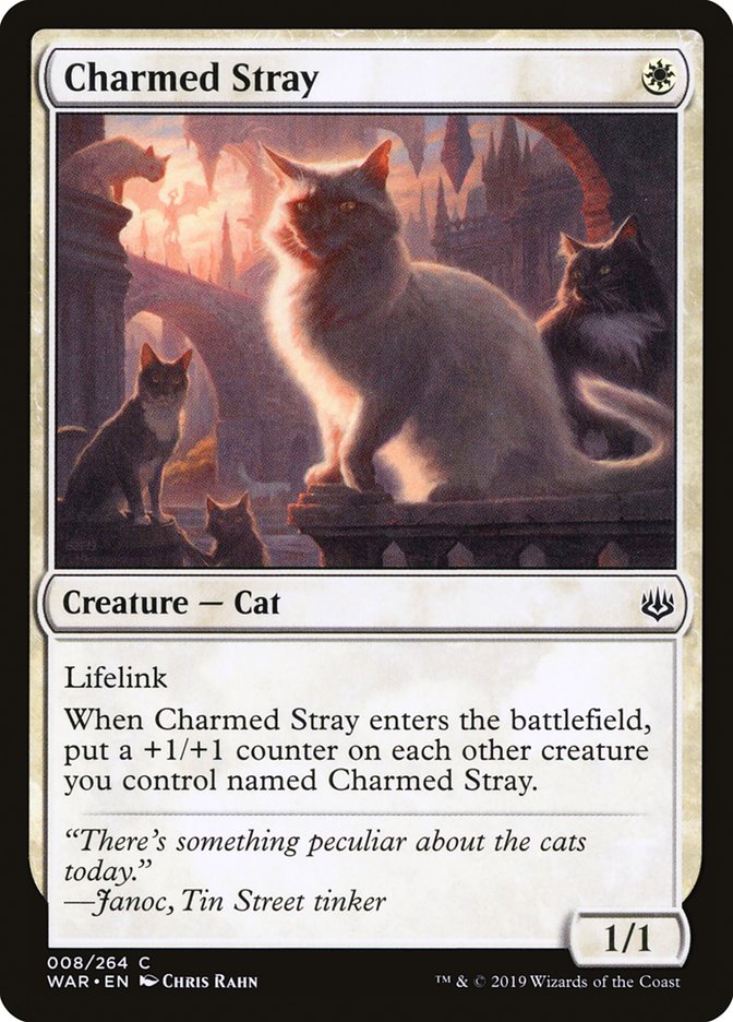 Charmed Stray [War of the Spark] | Tables and Towers