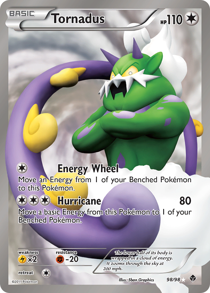 Tornadus (98/98) [Black & White: Emerging Powers] | Tables and Towers