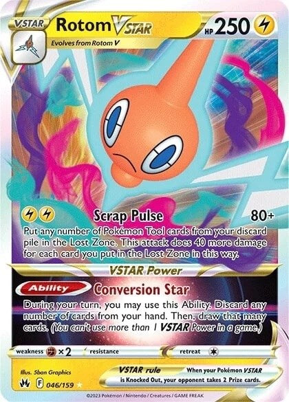 Rotom VSTAR (046/159) [Sword & Shield: Crown Zenith] | Tables and Towers