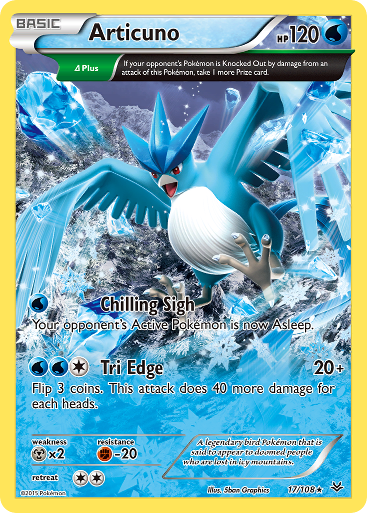 Articuno (17/108) [XY: Roaring Skies] | Tables and Towers