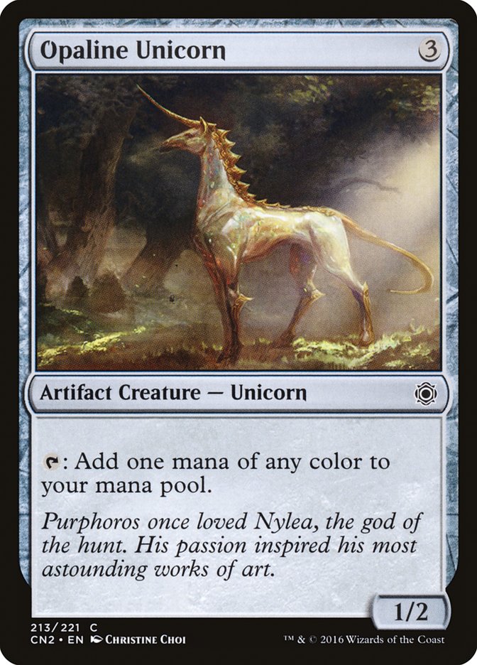 Opaline Unicorn [Conspiracy: Take the Crown] | Tables and Towers