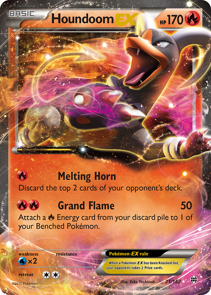 Houndoom EX (21/162) [XY: BREAKthrough] | Tables and Towers