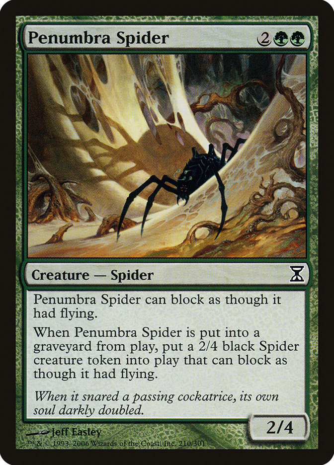 Penumbra Spider [Time Spiral] | Tables and Towers