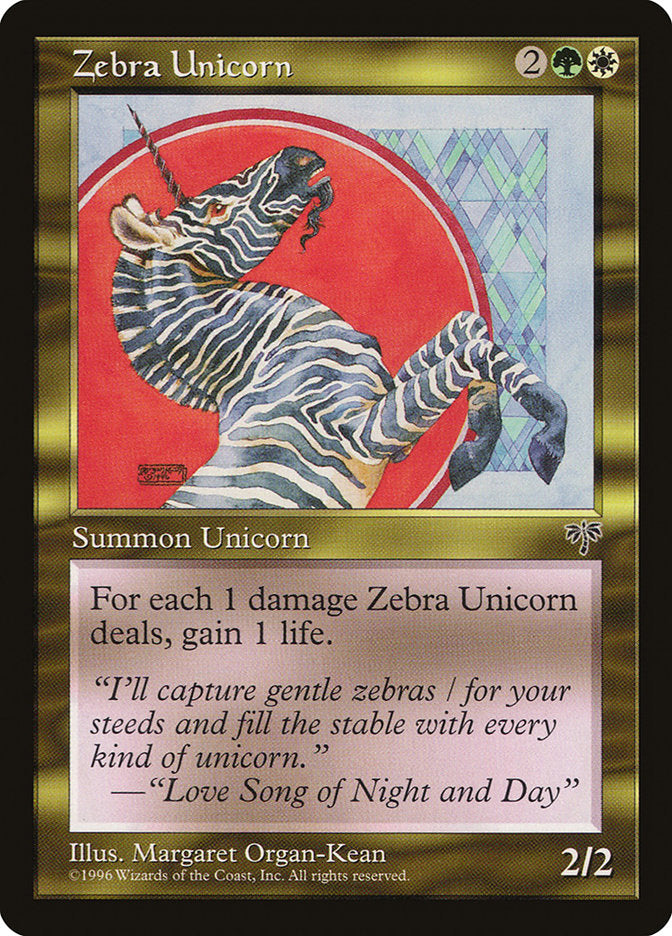 Zebra Unicorn [Mirage] | Tables and Towers