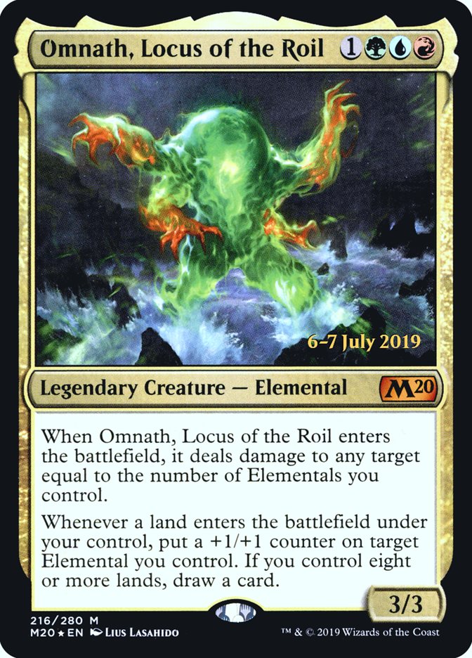 Omnath, Locus of the Roil [Core Set 2020 Prerelease Promos] | Tables and Towers