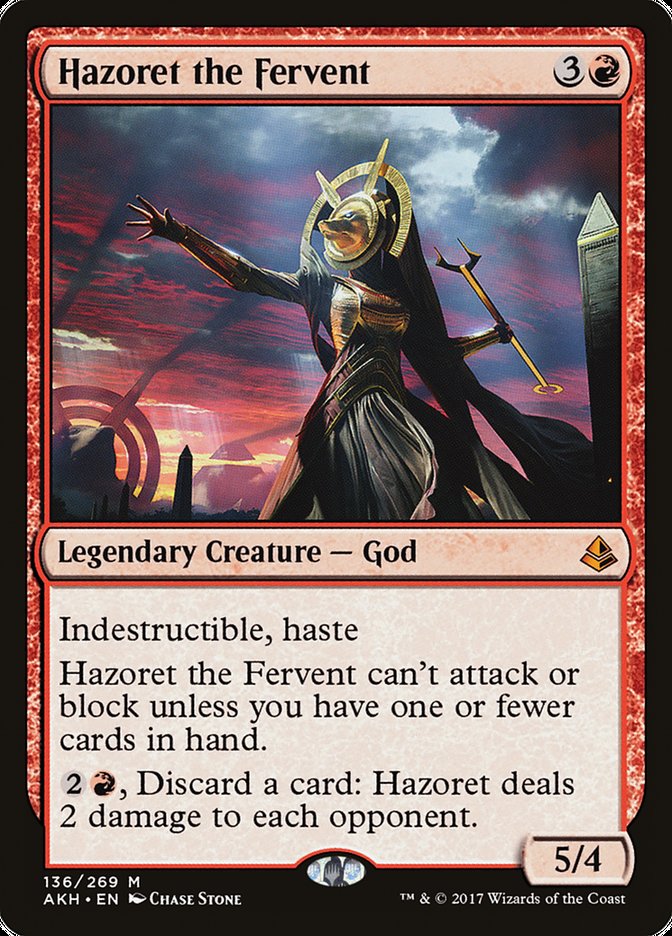 Hazoret the Fervent [Amonkhet] | Tables and Towers