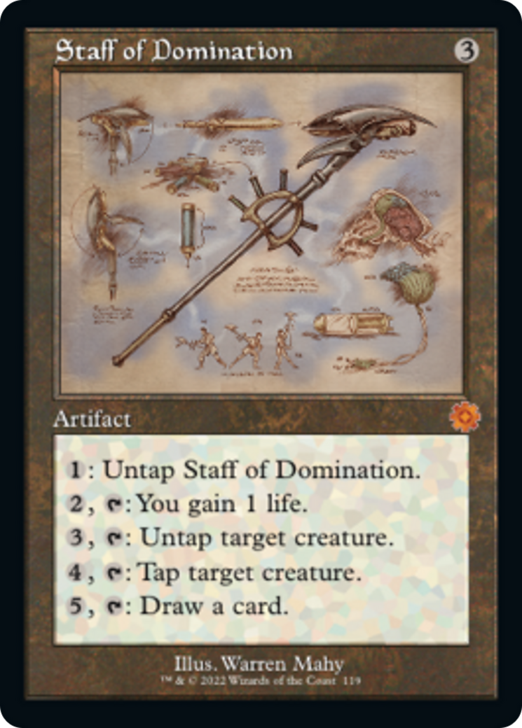 Staff of Domination (Retro Schematic) [The Brothers' War Retro Artifacts] | Tables and Towers