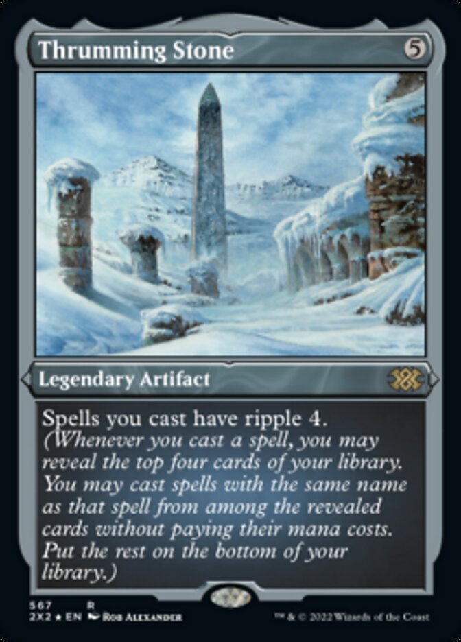 Thrumming Stone (Foil Etched) [Double Masters 2022] | Tables and Towers