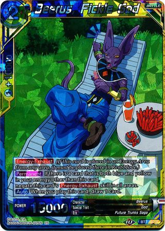 Beerus, Fickle God (BT7-120) [Assault of the Saiyans] | Tables and Towers