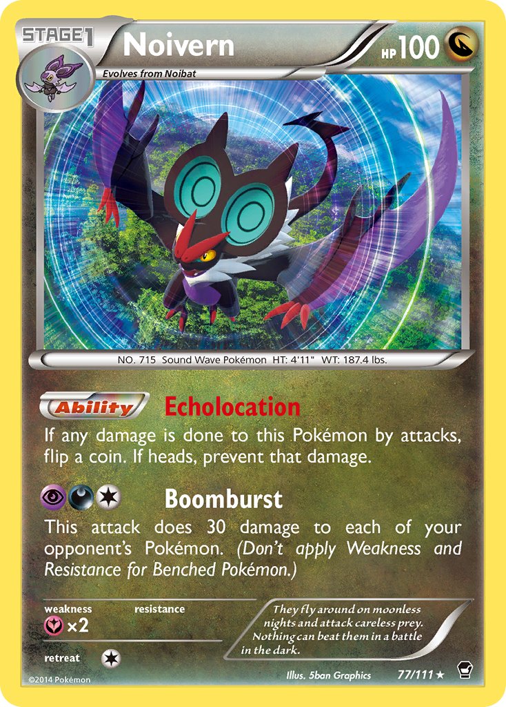 Noivern (77/111) (Cosmos Holo) (Blister Exclusive) [XY: Furious Fists] | Tables and Towers