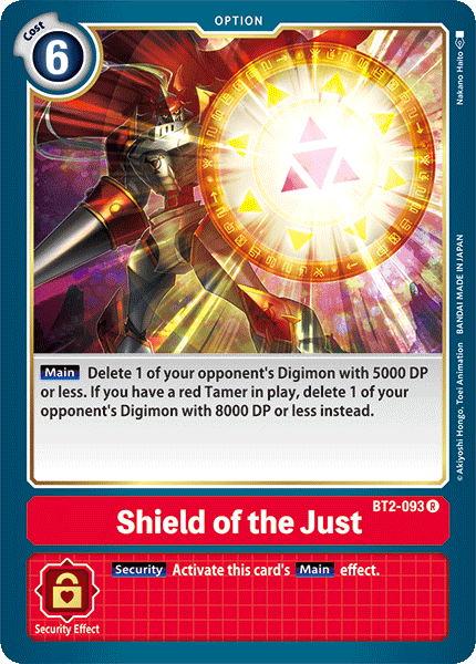 Shield of the Just [BT2-093] [Release Special Booster Ver.1.0] | Tables and Towers