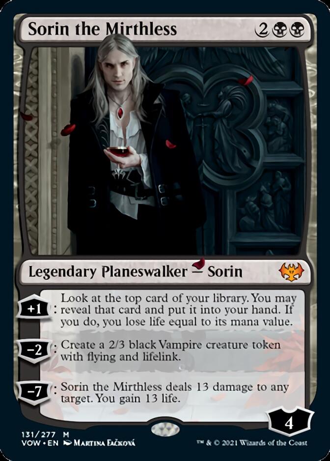 Sorin the Mirthless [Innistrad: Crimson Vow] | Tables and Towers