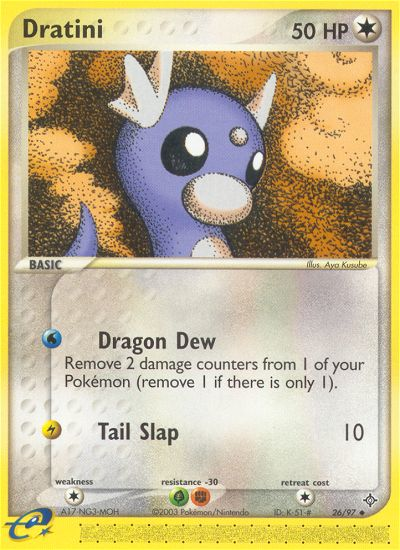 Dratini (26/97) [EX: Dragon] | Tables and Towers