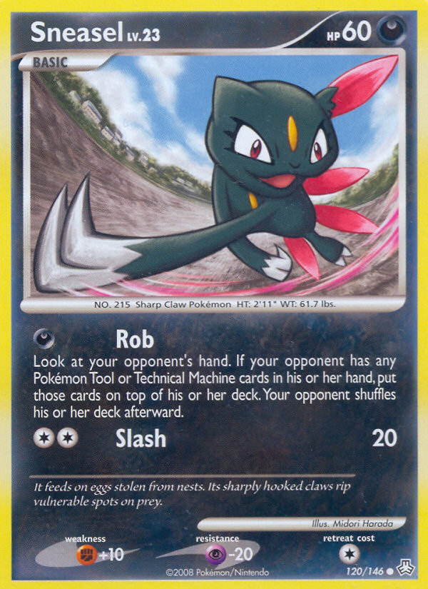 Sneasel (120/146) [Diamond & Pearl: Legends Awakened] | Tables and Towers